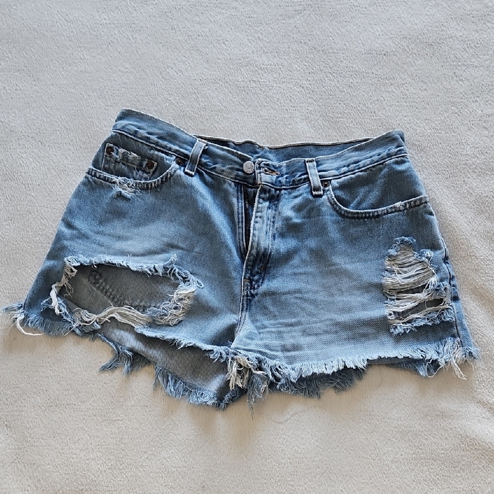 Distressed Levi's Shorts
